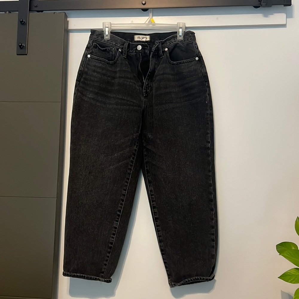 Black Madewell baggy tapered jeans